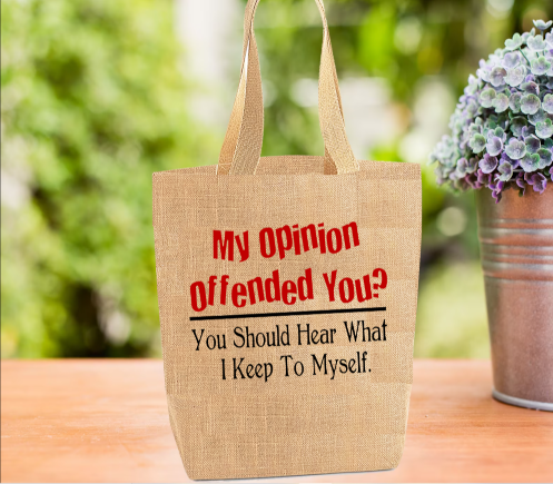 Funny Tote Bag, Novelty Bag, Personalised Tote Bag